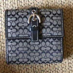 Black coach wallet